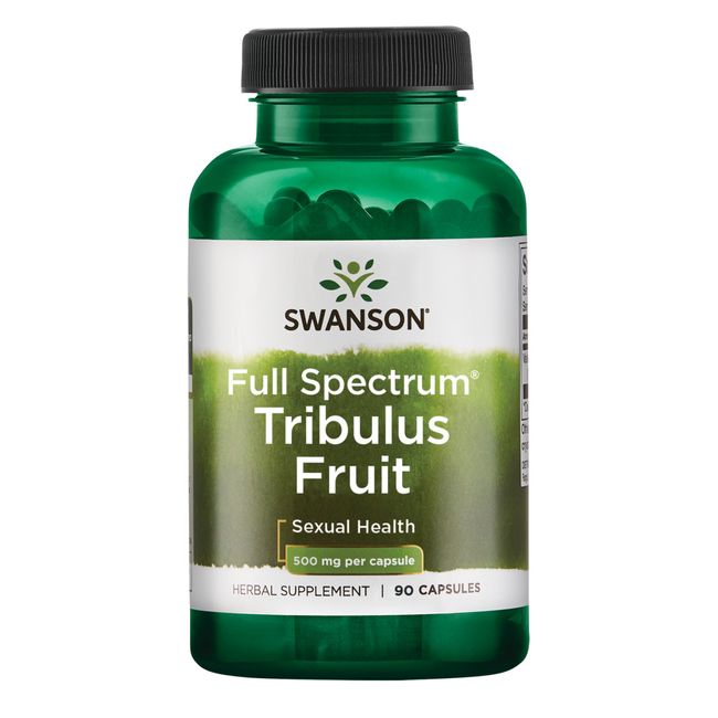 Swanson Full-Spectrum Tribulus Fruit 500 mg 90 Capsules