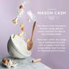 Mason Cash Innovative Kitchen Stoneware Nesting Measuring Cups, Set of 3, White / Grey / Pink