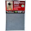 20x22x1 Electrostatic Washable Permanent A/C Furnace Air Filter - Reusable - Silver Frame