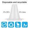 100 Pcs Ear Thermometer Probe Covers, Refill Caps Replacement Lens Filter Protector for All Braun Thermometer Models