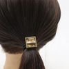[TAMARUSAN] Tamarusan Yellow Sheet Music Hair Rubber Gold Simple Chic Hair Clip