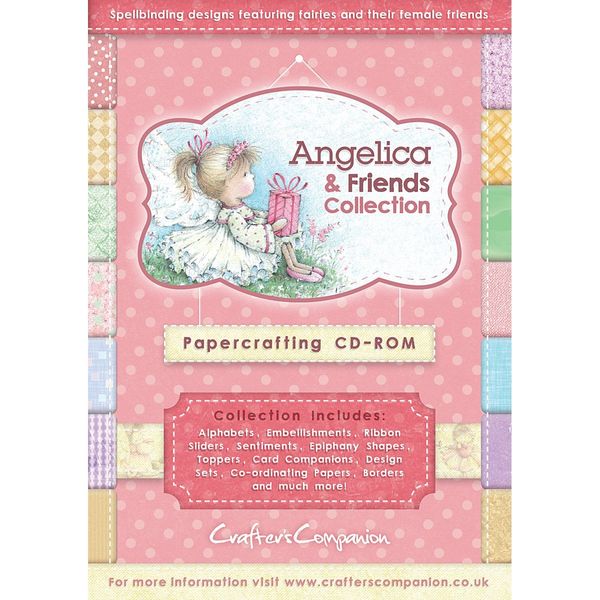 Angelica and Friends Papercrafting CD-ROM-