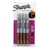 Sharpie 1829200 Metallic Fine Point Permanent Marker, Bronze, 4-Pack