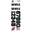Helmet Sticker NHL New Jersey Devils – Decals – White