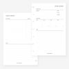 Mini Happy Planner Project Planner Insert Agenda Refill for 7-Discs Notebook 4.6 x 7