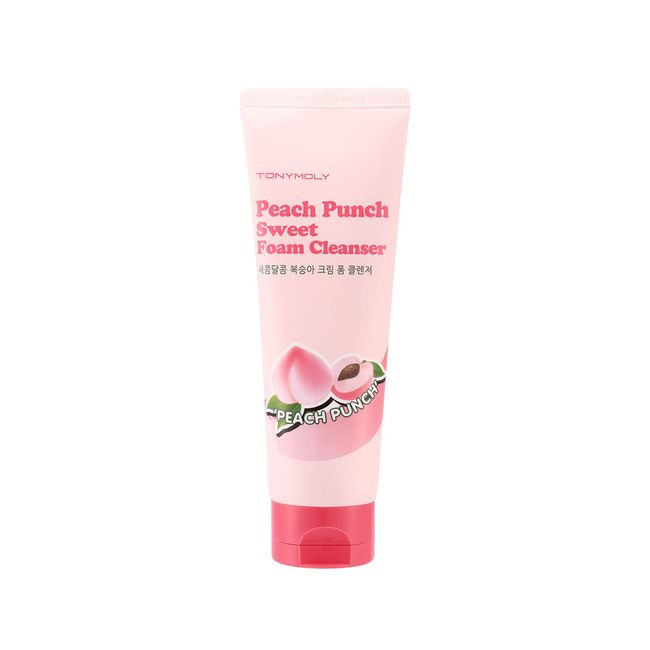 TONYMOLY Peach Punch Sweet Foam Cleanser, 5 Fl Oz