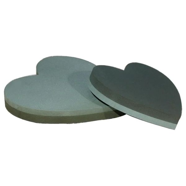 Val Spicer 15 Inch Floral Foam Heart 2 Pack