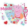 CafePress Peppa Pig: Made With Love Reusable Lunch Box