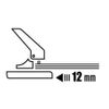 D.RECT 104H Punch Stop Rail with Format Specifications 40 Sheets