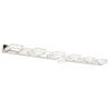 Aipsun 41 Inches Crystal Vanity Lights Over Mirror Long Bathroom Modern 6 Lights LED Wall Light Fixture