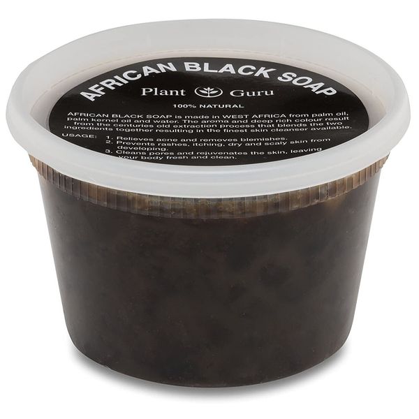 Raw African Black Soap Paste 1 lb. 100% Pure Natural Organic Face Body Wash