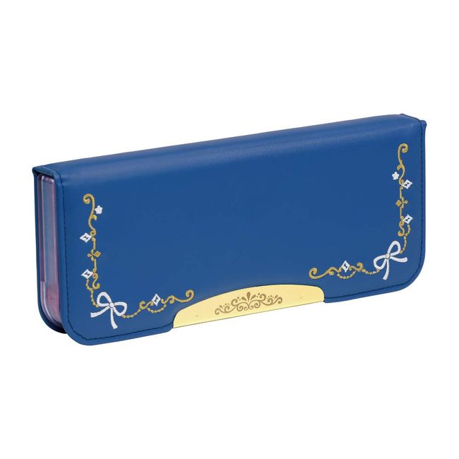 Sonic FD-1302-K Allock Double-Sided Slim Classic Lianatiara Pencil Case, Navy