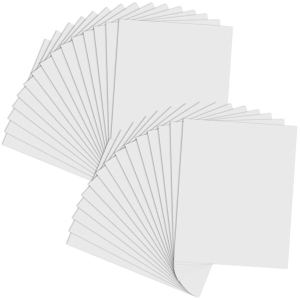 30 Pack Foam Boards 8x10 Inch Foam Core Backing Board White 1/5" Thickness Mat Board Polystyrene Poster Board Signboard Perfect for Presentations School Office & Art Projects