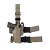 Barsony Desert Sand Tactical Drop Leg Holster for Springfield Echelon 4.5" Left