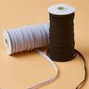 Elastic Haberdashery Trimmings Full Roll 8 Sizes (White, 0.5cm)