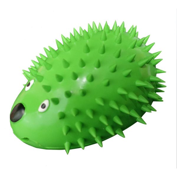 DoggyChewy Rubber Hedgehog Design Dog Treat Dispenser (L), 5"