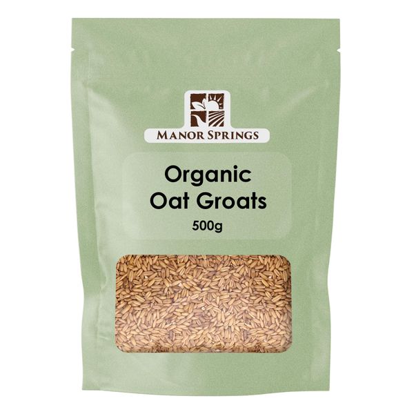 Organic Oat Groats 500g by Manor Springs Organic