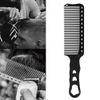 Barber Comb Wide Tooth Comb Cutting Comb Professional Clipper Combs Flat Top Comb Hairdressing Combs Barber Styling Tool(Black)