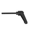 sourcing map M5 x 50mm Handle Adjustable Clamping Lever Thread Push Button Ratchet Male Threaded Stud Knobs Locking Rotating Screw Handles Quick Release Bolt Black 2pcs