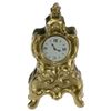 Dolls House Miniature Accessory Gold Mantle Clock 219