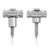 Marvexi 2Pcs SIlver Roller String Guides String Trees, Guide Replacement Part,Compatible with Fender Stratocaster and Telecaster Electric Guitars