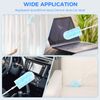 Wlich Disposable Duster Refills 8-Pack with Extendable Handle, 360° Electrostatic Dusting Tool, Adjustable Angle for Ceiling/Fan/Furniture Cleaning (Compatible with Multi-Brand Heads)