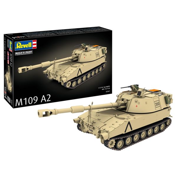 Revell 03361 M109 A2 1:72 Scale Unbuilt/Unpainted Plastic Model Kit