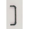 Infinity Decor Pewter Ribbed Cabinet Pull- Handles for Doors Cupboards Drawers in Solid Metal (6'')
