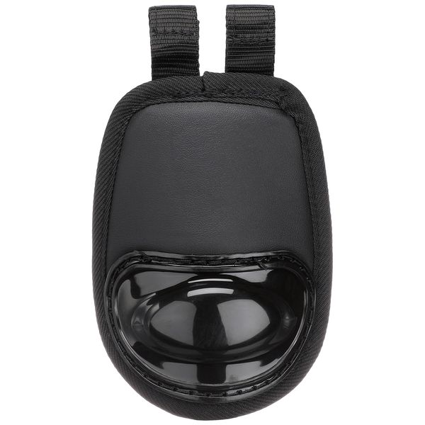 ZETT BLM8A Baseball Hard/Soft Softball Throat Guard, Black