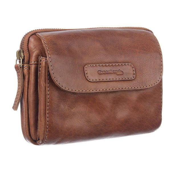 Greenland Nature Soft & Safe Gürteltasche RFID Leder 18 cm