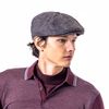 Heritage Traditions Tweed Newsboy Cap One Size Grey