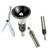 3-Piece Precision Alignment Tool Set – Round Bar Center Finder, Bell Punch & Spring-Loaded Tap Guide