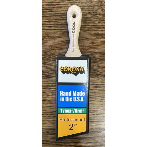 Corona Cool Red-Gold Nylon/Polyester Angular 2” Paint Brush