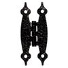 (5 Pack) Pair Hinges - Hammered Black - Flush 3 1/2 inch H17-H526BLKPR