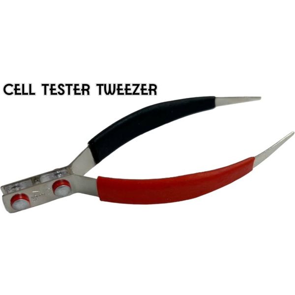 Cell or Battery Testing Tweezer Tester Checking Batteries Have Charge 1.5V & 3V
