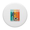 I play Cornhole because punching people - Cornhole PopSockets Adhesive PopGrip