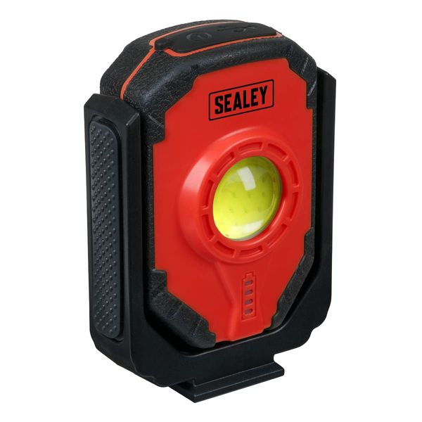 Sealey Rechargeable Worklight 15W COB - LED315, Black/Red