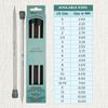 KnitPro The Mindful Collection Single Pointed Needles 14" (35cm) | Size 9mm