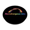 Neurodivergence rules, celebrate the spectrum PopSockets Swappable PopGrip