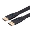 VALUE Flat DisplayPort Cable, v1.4, DP ST - ST, Black, 3 m