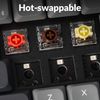 Keychron K1 (Version 6) Low Profile Wireless Mechanical Keyboard TKL, Bluetooth 5.2/Wired QMK Programmable Keys, RGB Backlit with Hot-Swappable Low Profile Keychron Brown Switch for Mac Windows Linux