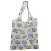 HoitoDeals 1 Pcs Handy Fold Up Shopping Bag with Holder (Random Colour & Design)