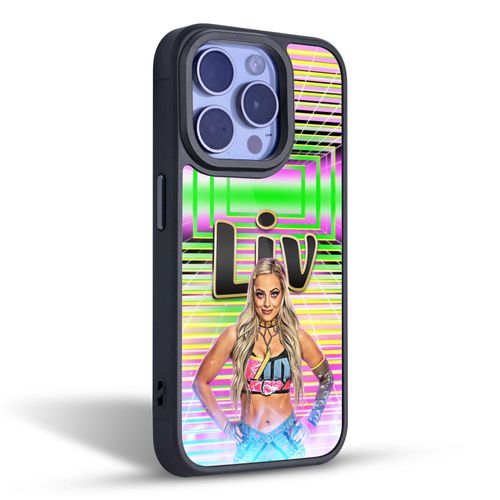 Head Case Designs Officially Licensed WWE Portrait Liv Morgan Gel Armor Case [Military Grade Drop Protection] Compatible with Apple iPhone 14