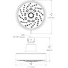 Speakman Echo S-4200-MB-E175 Low Flow Multi-Function Shower Head