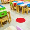 11" Color Circle Classroom Floor Decal (Red)
