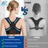JMPOSE Posture Corrector for Back Support: Adjustable Shoulder Posture Brace for Men and Women (Small/Medium)