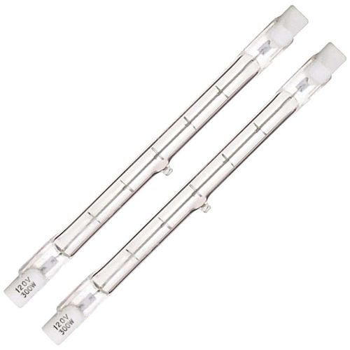 Satco 03433 - 500T3Q/CL/2PK S3433 400 599 watt Double Ended Halogen Light Bulb