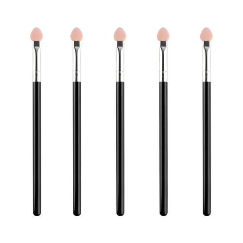 Eyeshadow Brush, Pack of 5 Sponge Eye Make-Up Brushes, Eyeshadow Sponge Applicators, Double-Sided Eyeshadow Applicator Wand Cosmetic Tools