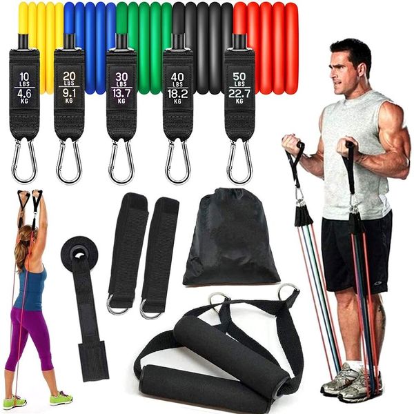 Exercise Bands, Resistance Bands for Working Out, Strength Training Home Gym US