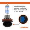 SYLVANIA H11 SilverStar Ultra High Performance Halogen Headlight Bulb, (Contains 1 Bulb)